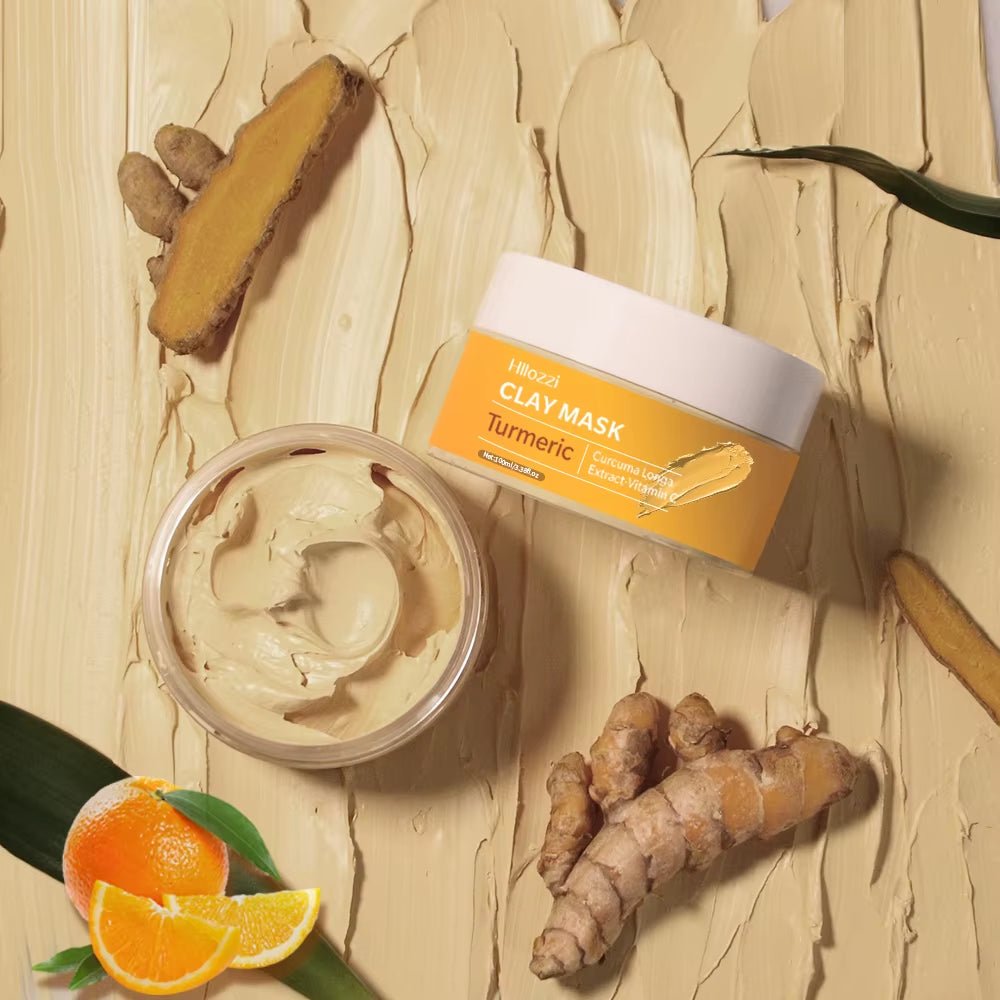 Turmeric Clay Face Mask for Dark Spots & Acne – Deep Cleansing & Skin Brightening - Skincare | KSLotuslux