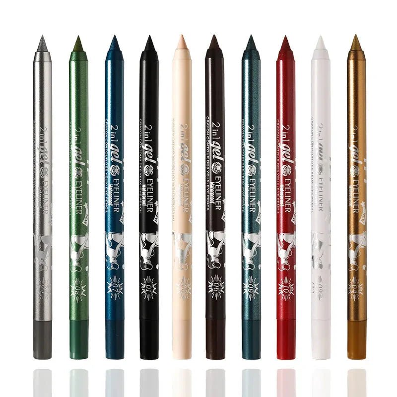 Waterproof Gel Eyeliner Pencil | Long-Lasting, High-Pigment Colors - | KSLotuslux