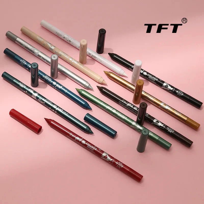 Waterproof Gel Eyeliner Pencil | Long-Lasting, High-Pigment Colors - | KSLotuslux